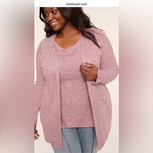 Lane Bryant Women's Cardigan Sweater Set  - 2 pieces included (18/20)